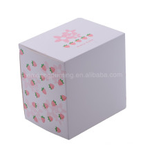 Factory best selling paper gift box with clear pvc window 13.5x13.5x10.2cm